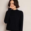 Women's Fashionable Cashmere Half-High Collar Knit Top - Versatile Long Sleeve Warm Base Layer for Autumn/Winter