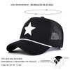 Net Baseball Stitching Embroidered Star Five-Pointed Neutral Gender Women  Men For Caps Spring Summer Outdoor Adjustable Casual Hats Sunscreen Hat