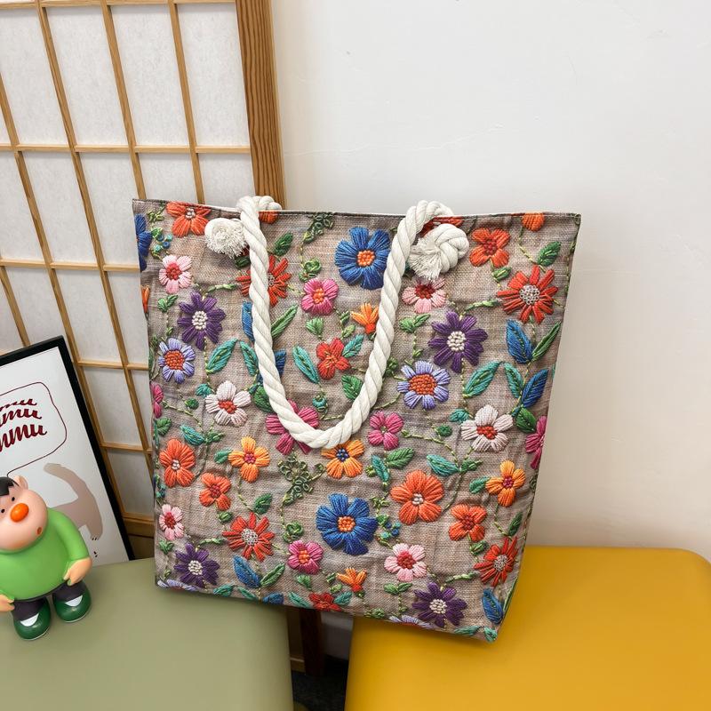 Fashionable Single-shoulder Bag Tote Bag Large-capacity Beach Bag Casual Handbag