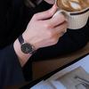 DANIEL WELLINGTON PETITE Series Watch Quartz Movement Stainless Steel Strap Black Dial Men's Watch Simple DW00100345