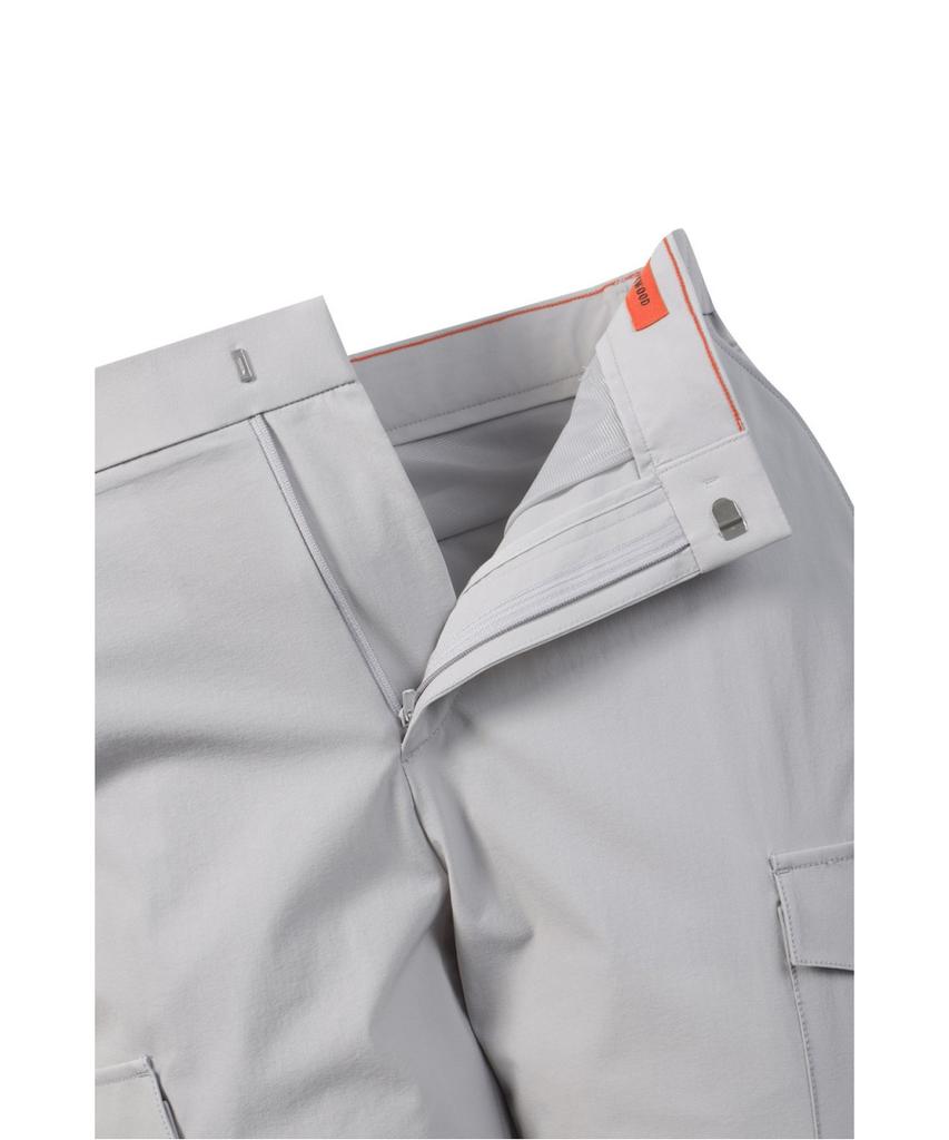BRENTWOOD [Life Performance] Solid Cargo Pants Brpam26001Gyl