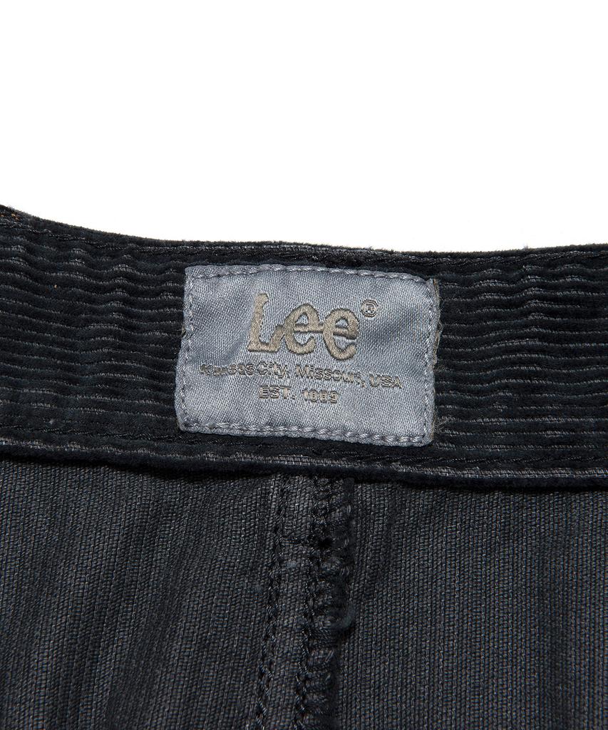 Lee Corduroy Mini Skirt Charcoal