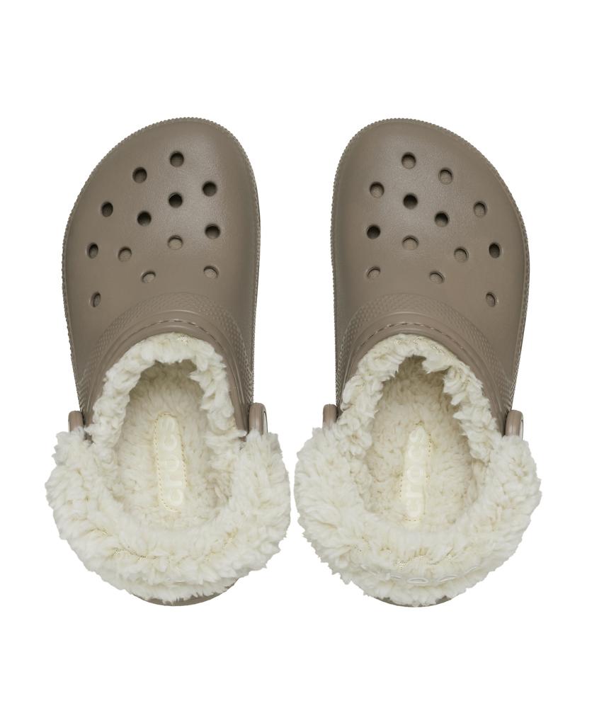 Crocs Classic Fleece Lined Clogs (Fleece Straps) - Mushroom / 211396-195