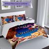 3pcs Custom Name Ice Age Dawn of the Dinosaurs Set,Includes 1 Duvet Cover and 2 Pillowcases,All-season Bedroom Decor