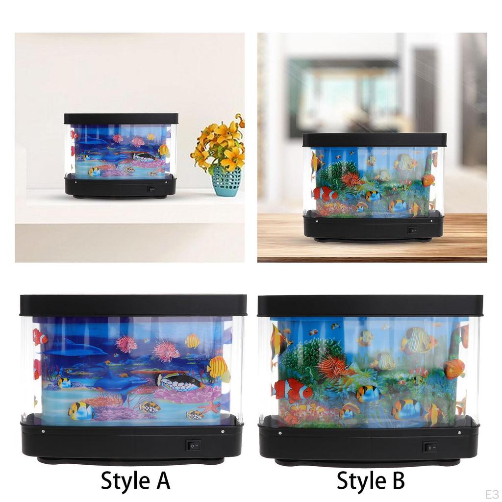 Lampada per Acquario Marina Finta Decorativa per Casa Vacanze Compleanno Stile A