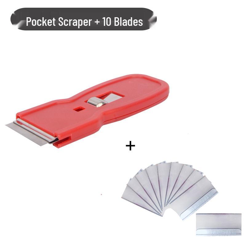 Versatile Putty Knife Set: Ideal for cleaning and smoothing tasks on marble, glass, floors, and walls.