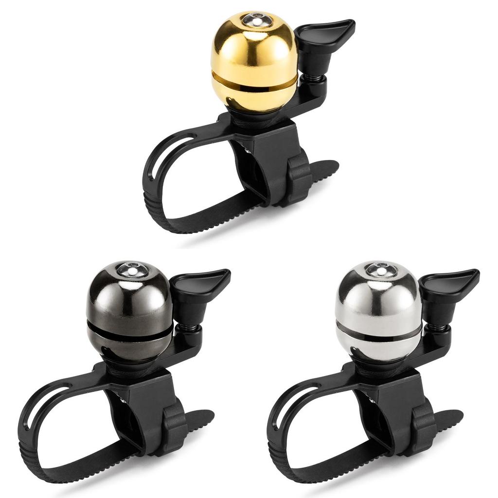 Bicycle Mini Ball Shaped Bell With Copper Horn For Mountain Bike Cycling Gear