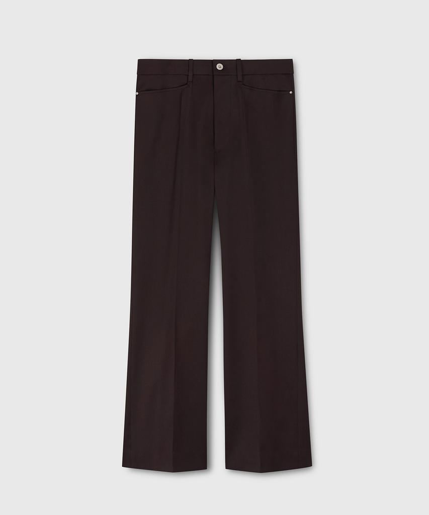 Tire Retro Bell Trousers Bordeaux