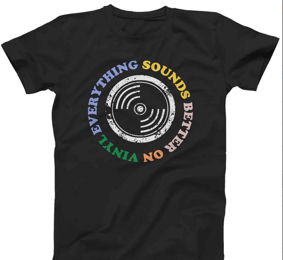 Vinyl Music Lover Slogan Graphic Gift Unisex T-Shirt Unisex T-Shirt XXXXL