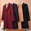 Elegant Women's Autumn/Winter Mid-Length Wool Blend Coat