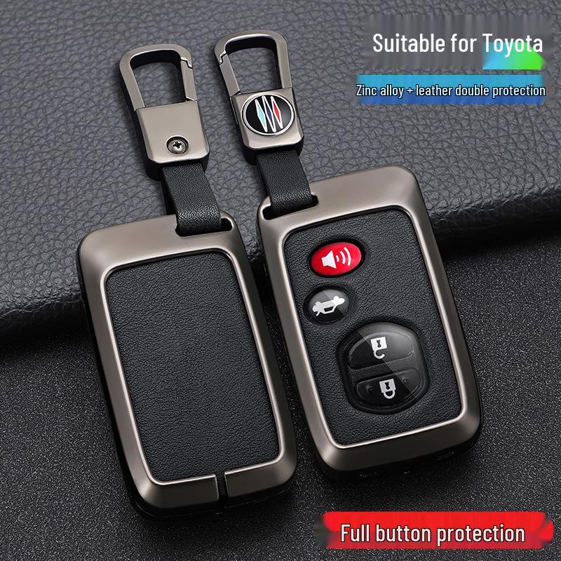Compatible Key Case for Toyota Models: Corolla, Levin, Camry, Highlander, RAV4, Crown, CHR, Reiz