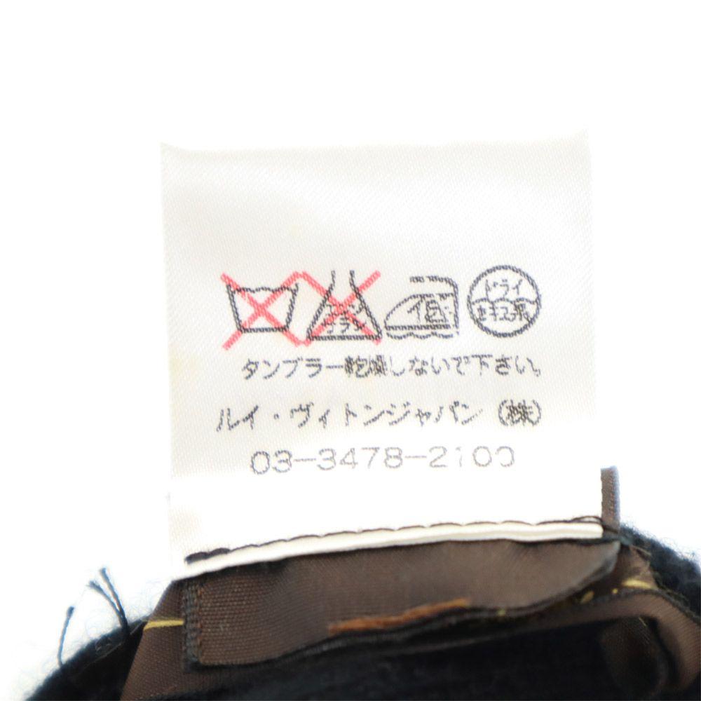 Louis Vuitton Made In Italy Cashmere 100% Jacket L Black Cardigan Women Used