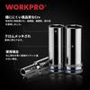 WORKPRO Deep Socket and 14mm Set with for Repair Set, 6.35mm, 5, 5.5, 6, 7, 8, 10, 12, 13, Drives, 9-Piece Holder,