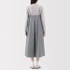 MUJI Broad Camisole Gray Size BC2L9A5S Women's Quick-Drying Dress, Stripe, L,