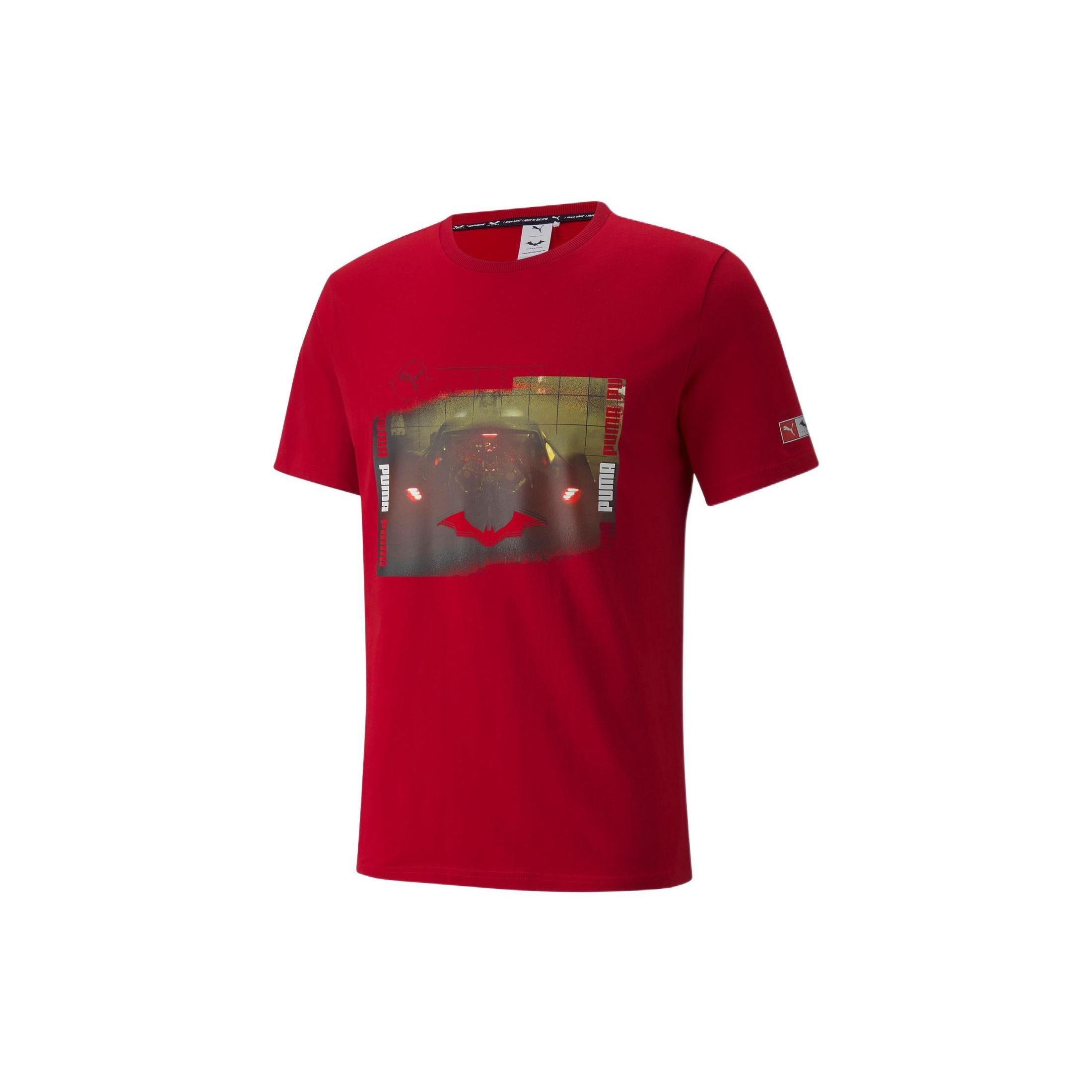 PUMA X Batman Graphic Tee Red Men s 534727-11 S