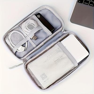 A Portable Electronic Device Storage Bag - a Lightweight Travel Storage Pouch Suitable for Cables, Mice, And Power Banks, Digital Organizer