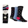 Sock Shop Men S Navy Square Pattern Bamboo SockS Set