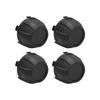4Pcs Tire Wheel Hub Caps 11065 1341 Black Reliable Rugged Dust Center Hub Cap Covers for Teryx KRX 1000