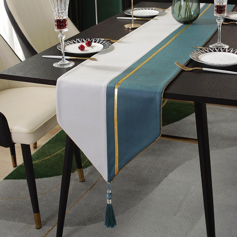 Nuovo Lusso Moderno Bandiera da Tavolo Hot Selling Bandiera da Tè Tovaglietta Nordico Minimalista Showroom Tavolino da Tè Tovaglietta da Tè Disposizione Mobile TV