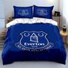Blue Everton Logo Bedding Set Bedding Duvet Cover Set Duvet Cover Pillowcases (1 * Duvet Cover 2 * Pillowcases, Without Duvet Insert)