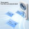 Универсальный переносной USB-вентилятор 2-в-1 с 360° поворотом — настенный и настольный, 3 скорости, тихий, перезаряжаемый, идеален для дома и отдыха