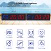 UK Plug Gym Fitness Timer Accurate Clock Digital Display Countdown Remote Control Exercising Stopwatch Classroom
