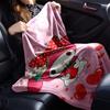 1 Stück My Melody Erdbeer-Decke Leichte Flanell-Kuscheldecke für Sofa Bett Reise Camping Wohnzimmer Büro Couch Stuhl