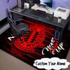 Custom Name Bayern Munich Crest Rug for Living Room, Game Rooms, Office, Bedroom, Floor Mat Playful Design, fan gifts Christmas decor