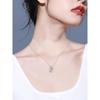 Dream Planet Blue Glazed Crystal Necklace Japan And Korea Compact Fresh Ins Wind Clavicle Chain Pendant Premium