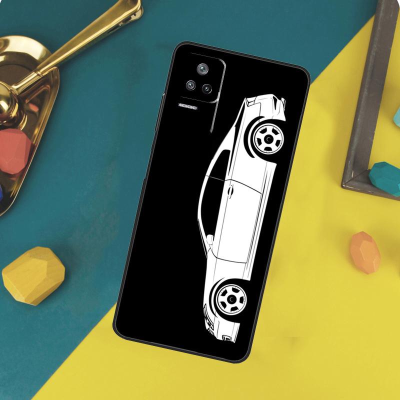 JDM Car Case For Xiaomi 15 14 13 Ultra 11T 12T 13T 14T Pro POCO X7 Pro X3 X5 X6 F5 F6 M6 Pro Funda