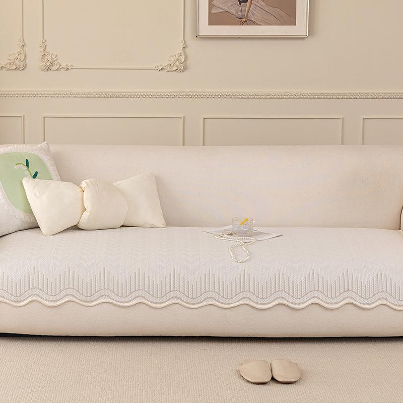New Summer Cooling Combination Sofa Cushion Fixed Summer Cooling Straight Row Mat Seat Cushion Cover Cloth Cover