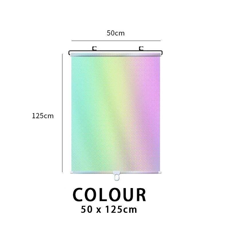 Car Windshield,Bedroom,Kitchen Telescopic Window Sunshade,Retractab Sunshade Roller Shutter, Heat-insulating Louver Curtain