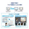 DATA USB Graphics Analog RGB compatible compatible connection Japanese manufacturer I-O Multi-screen WXGA+/SXGA USB2.0 USB-RGB2