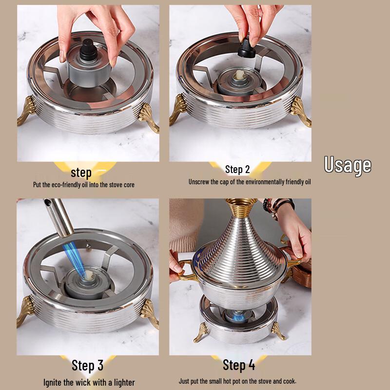 Rose Gold Moroccan Tagine Mini Soup Pot