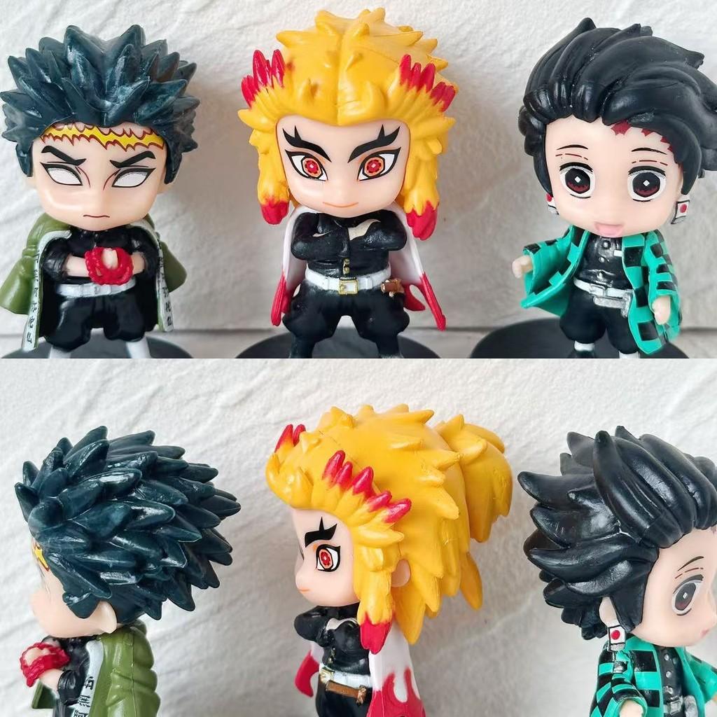 Slayer Handpainted Demon Pvc Model Figures Assembleable Set For Collectors