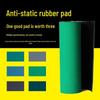 Green Anti-Static Leather Work Mat - Rubber Table & Floor Protector