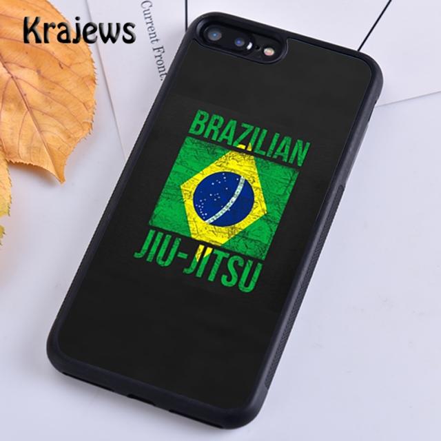 Krajews BJJ Brazilian Jiu Jitsu Soft Phone Case Cover For iPhone 17 Air 16 15 14 plus 11 12 13 pro max coque Fundas