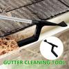 Telescopic Portable Gutter Cleaning Brush Leaf Roofing Detachable Guard  Clean Behind Skylights