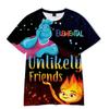 Maglietta Anime Elementale Per Bambini Adulti Magliette Manica Corta Maglietta Carina Ragazzi Ragazze Top Abbigliamento