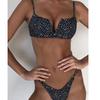 Sexy Women Solid Bikini Push-Up Padded Swimwear Swimsuit Bathing Beachwear