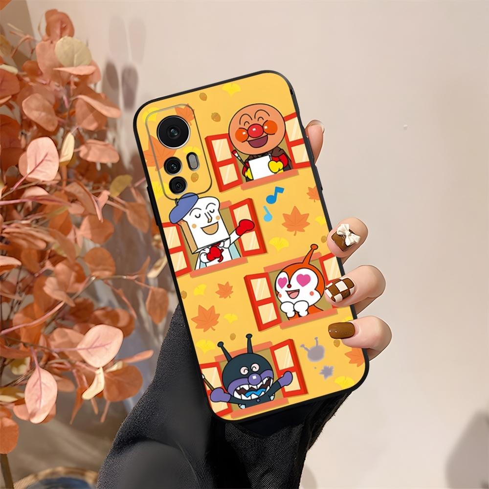 

Cartoon ANPANMAN Cute Phone Case Fundas For Xiaomi 15 14 12 Lite Pro 13 11t POCO X5 M6 M5 X6 X3 F5 F6 Pro Cover POCO X3 Pro