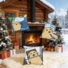 Cartoon Cute N-Nudaeng Dog cushion cover Home Office Birthday Anniversary Gifts Soft Skin Friendly Cushion Cover