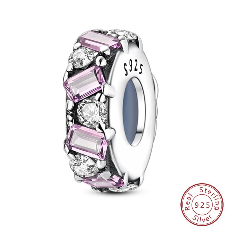 Copper Charms Beads Forever Love Heart Shaped Bow Family Charms Dangle For Bracelet Woman Diy Jewelry Gift