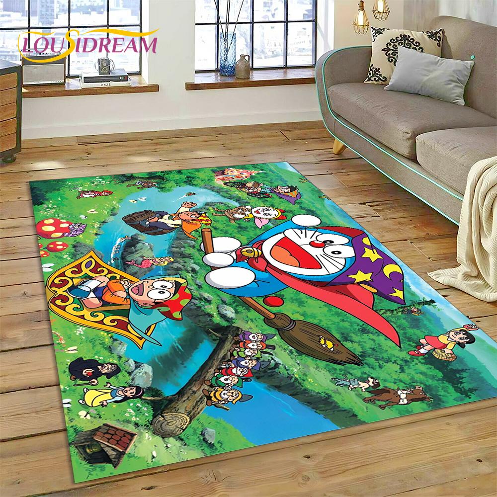 3D Cartoon Dream D-Doraemon Anime Rug Carpet for Living Room Bedroom Home Decor,Floor Mat Non-slip Decoration for Sofa Doormat