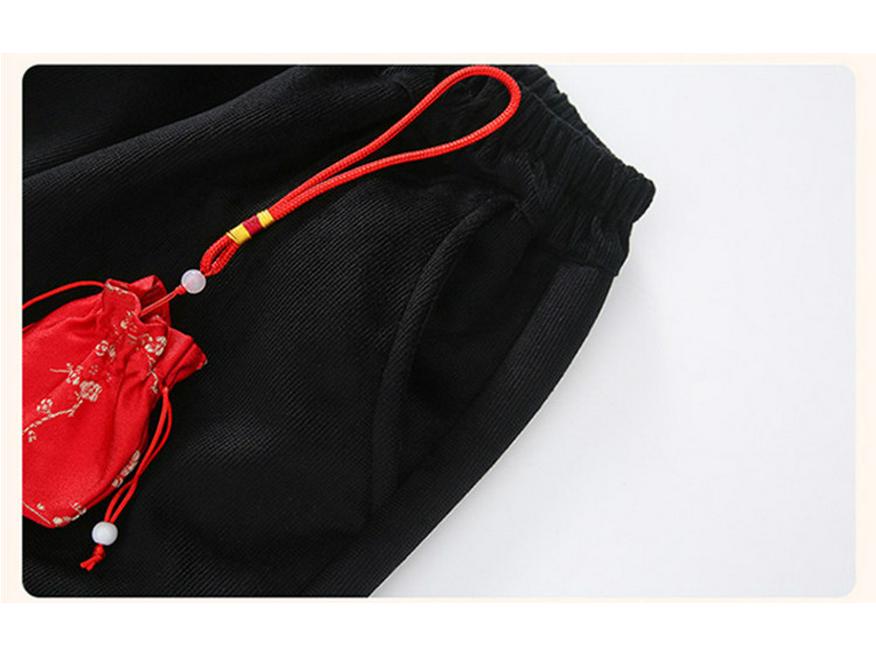 Girls' Winter 2025 New Year's Outfit with Fur Trim - Festive Baby Girl Clothing Set