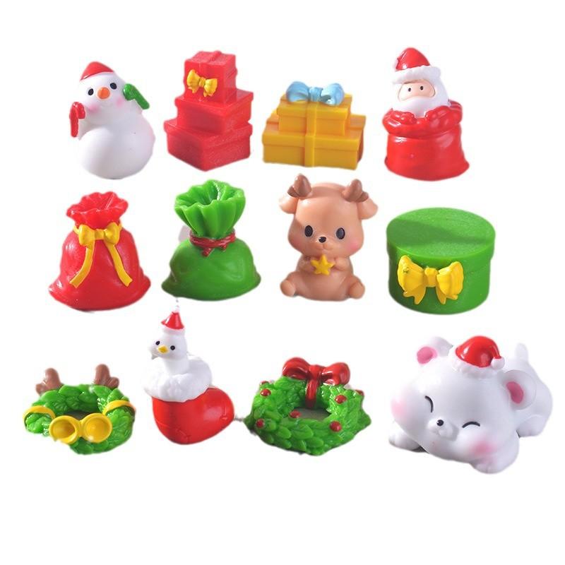 Weihnachtsdeko Kleine DekoartikelWeihnachtsgeschenkboxen Alter Mann SchneemännerKunstharzhandwerk