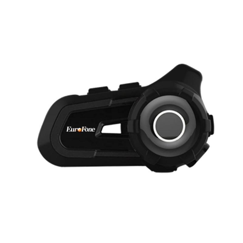 EuroFone S2 BT 5.1 Motorcycle Helmet BT Intercom Headset Riders 1000 M Talking FM Radio чёрный