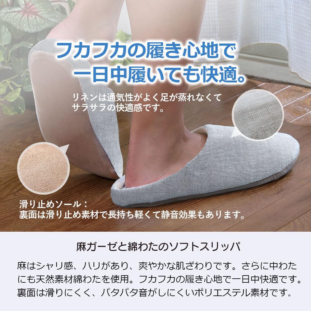 Og Bomullstøfler for Laget i Autentisk Inkluderer Supima Bomull Naturlig og Japansk Sko Lin, Hamp, Gaze, Sommer. Japan. Tennen-ya Produkt.