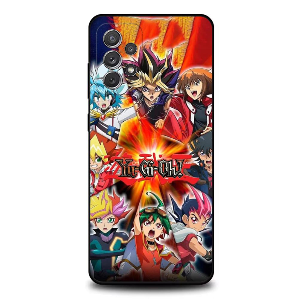 Yu-Gi-Oh Anime Phone Case For Samsung S25,S24,S21,S22,S23,S30,Ultra,S20,Plus,Fe,Lite,Note,10,9,5G Black Cover