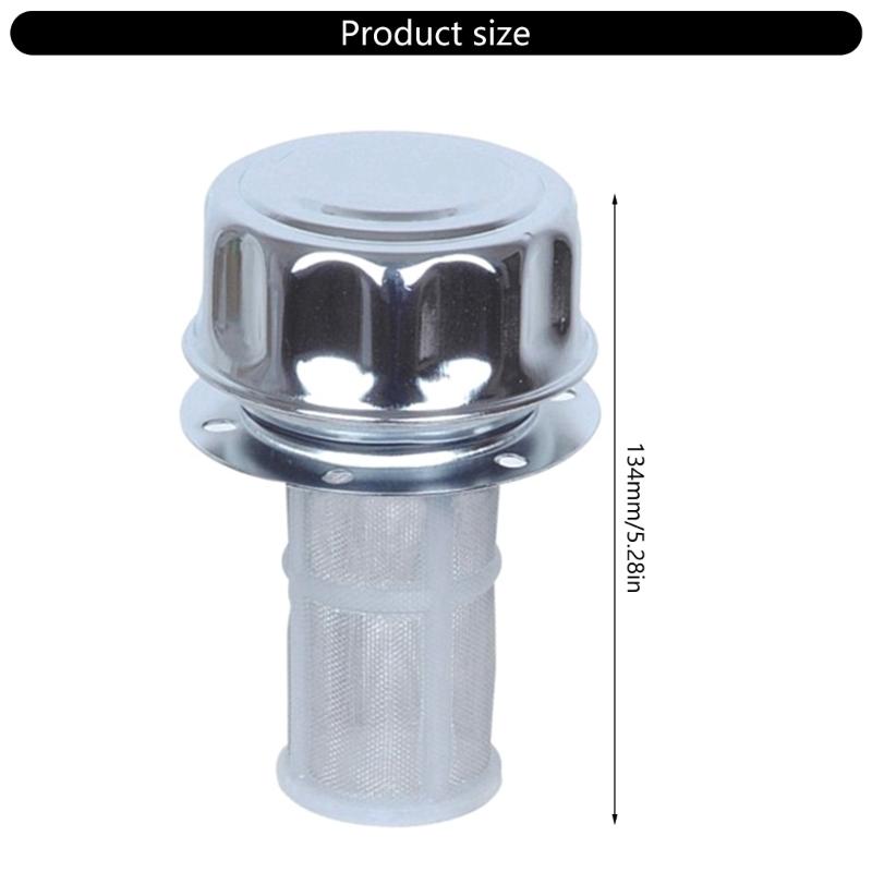 Bouchon de réservoir de carburant anti-débordement 87 mm ABS Bouchons de réservoir de carburant industriels pour groupe électrogène et pièces de machines à pompe